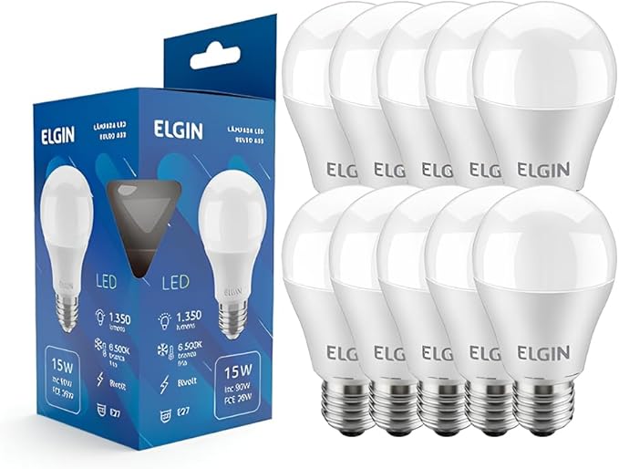 lâmpada inteligente elgin 15w-lâmpadas inteligentes